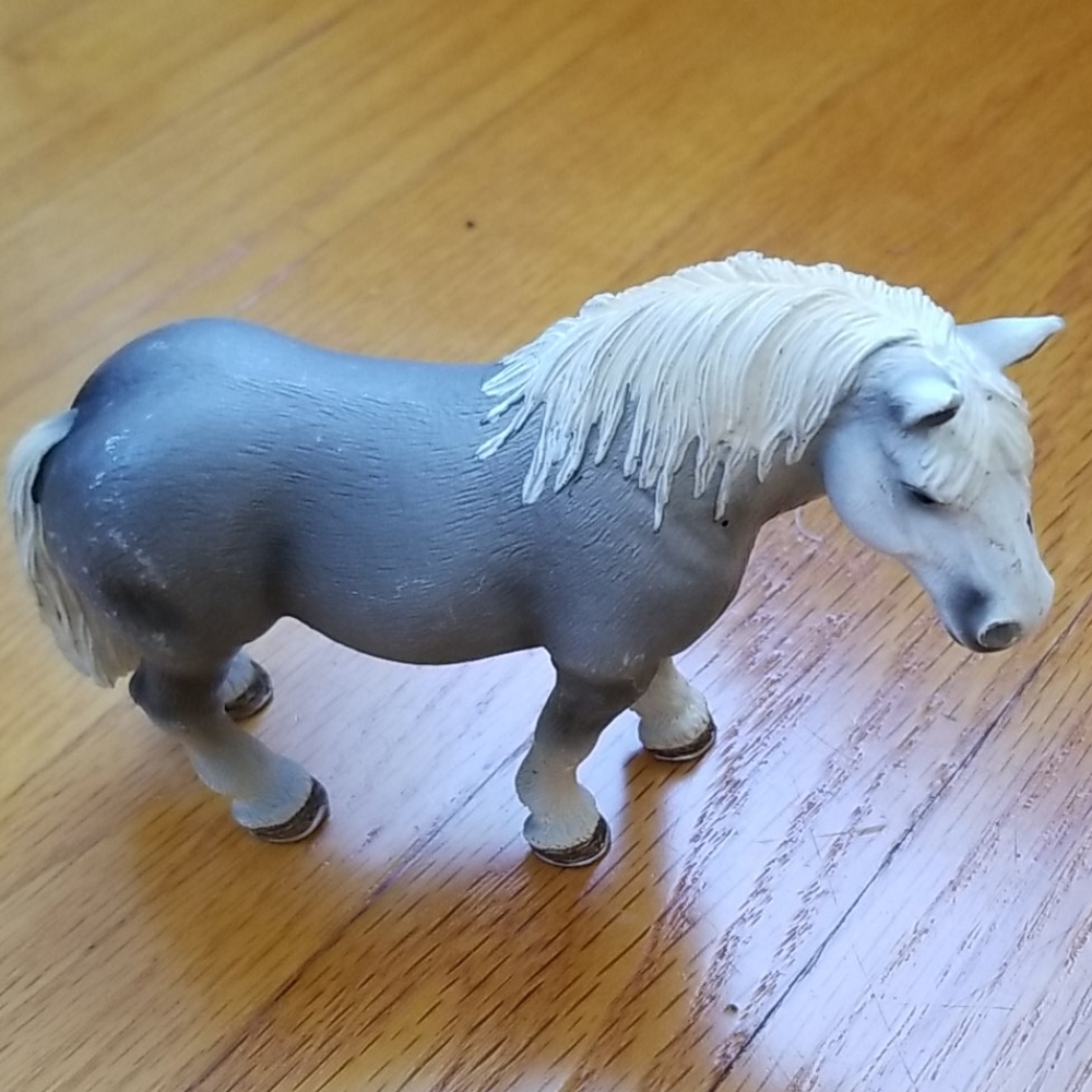 Retired Schleich Grey Draft Stallion - Germany